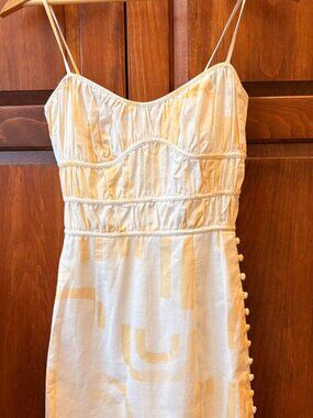 Sabo Skirt Women's White and Cream Dres